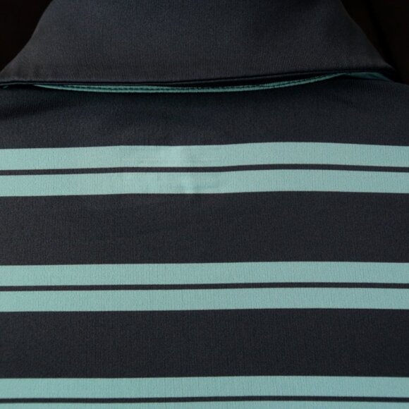 Under Armour HeatGear Blue Pelican Striped Polo (L) OMG! 😎 - Picture 4 of 9